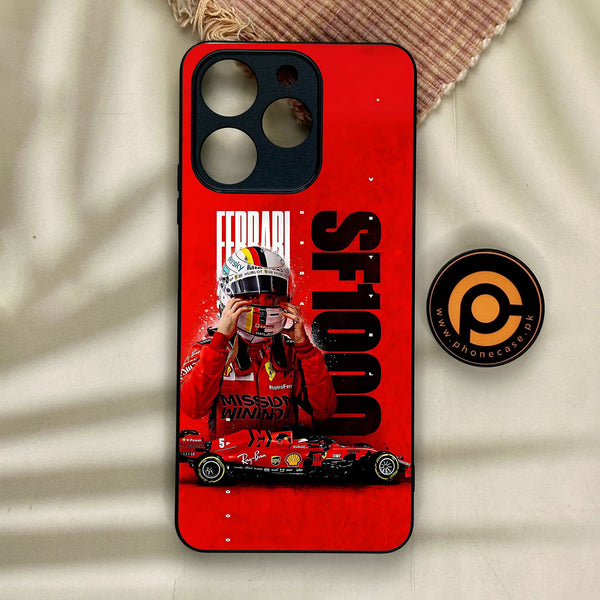 Realme Note 70 - Formula 1 Design 8 - Premium Metal Printed Soft Bumper Shock Proof Case