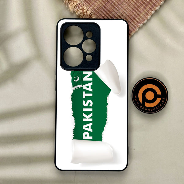 Realme 15 Pro - Pakistani Flag Design 3 - Premium Metal Printed Soft Bumper Shock Proof Case