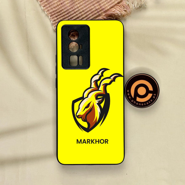 Xiaomi Redmi K60 Pro - Markhor Design 8 - Premium Metal Printed Soft Bumper Shock Proof Case