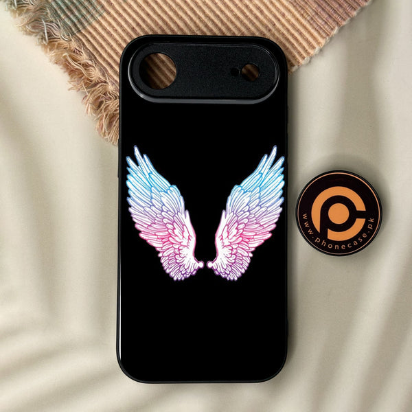 iPhone Air - Angel Wings Design 8 - Premium Metal Printed Soft Bumper Shock Proof Case