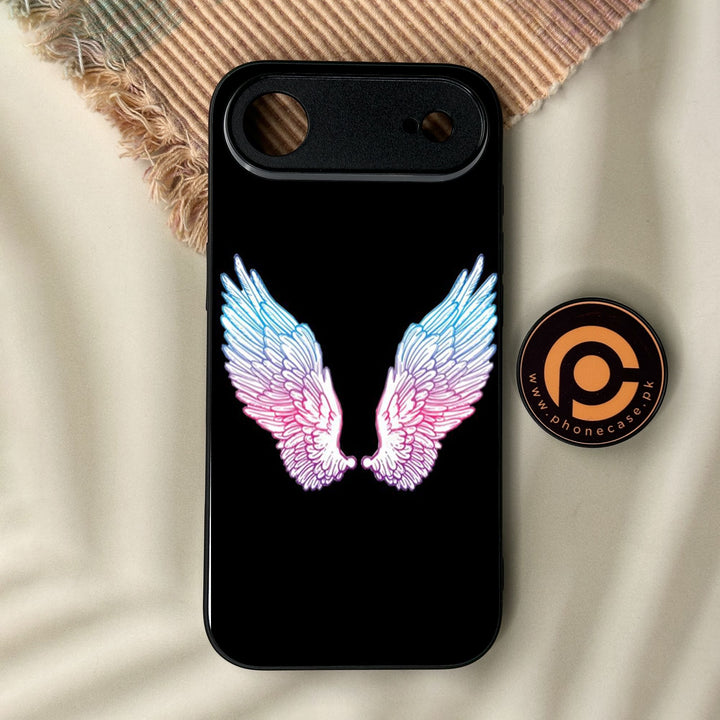 iPhone Air - Angel Wings Design 8 - Premium Metal Printed Soft Bumper Shock Proof Case