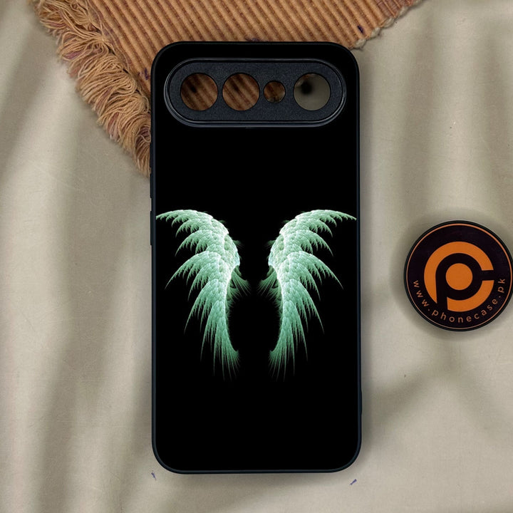 Vivo X300 FE - Angel Wings Design 5 - Premium Metal Printed Soft Bumper Shock Proof Case