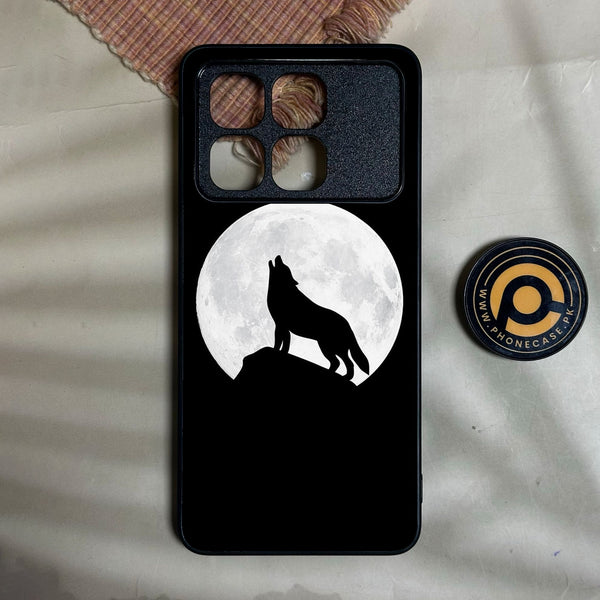 Redmi K70 Ultra - Wolf Design 3 - Premium Metal Printed Soft Bumper Shock Proof Case