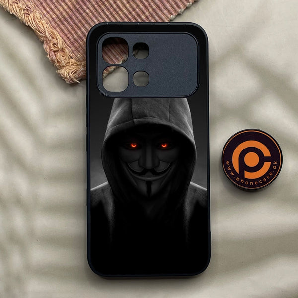 Infinix Note Edge - Anonymous 2.0 Design 4 - Premium Metal Printed Soft Bumper Shock Proof Case