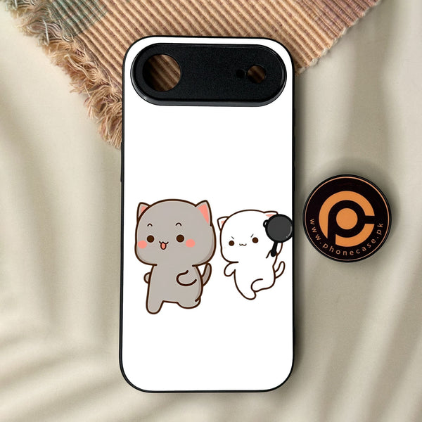 iPhone Air - Cute Bubu Dudu Design 8 - Premium Metal Printed Soft Bumper Shock Proof Case