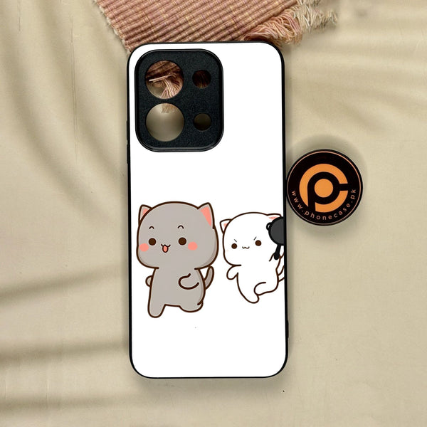 Xiaomi Redmi 15C - Cute Bubu Dudu Design 8 - Premium Metal Printed Soft Bumper Shock Proof Case