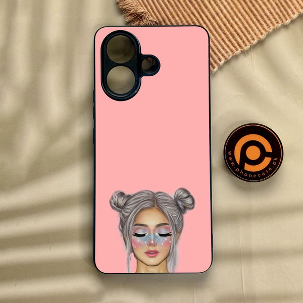 Vivo V60 Lite  - Anime Girls Design 4 - Premium Metal Printed Soft Bumper Shock Proof Case