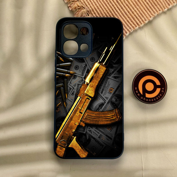 Oppo A6 Pro - Dollar Design 6 - Premium Metal Printed Soft Bumper Shock Proof Case