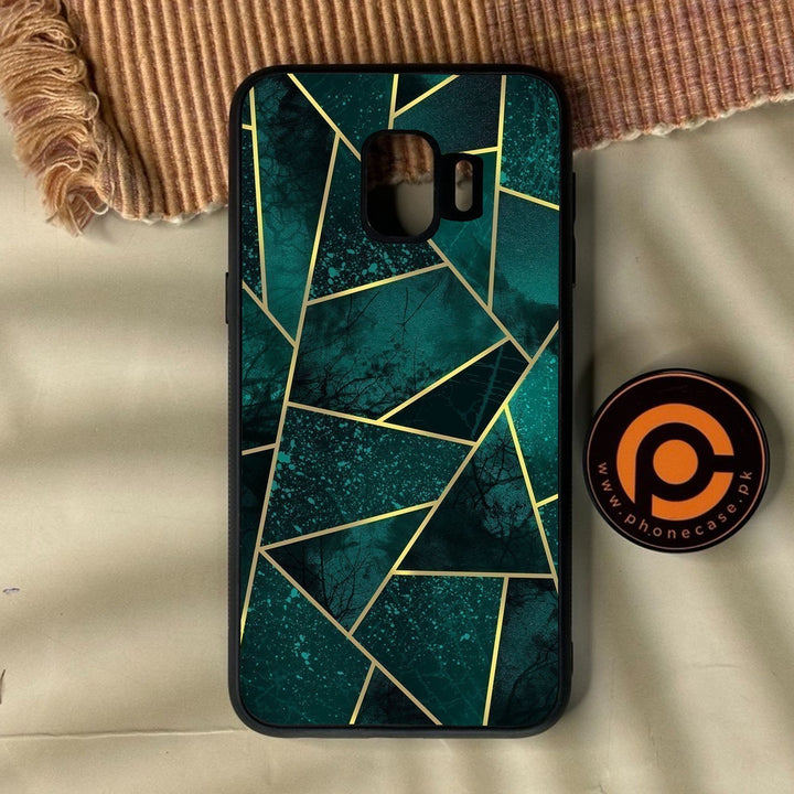 Samsung Galaxy J2 Core - Geometric Design 9 - Premium Metal Printed Soft Bumper Shock Proof Case