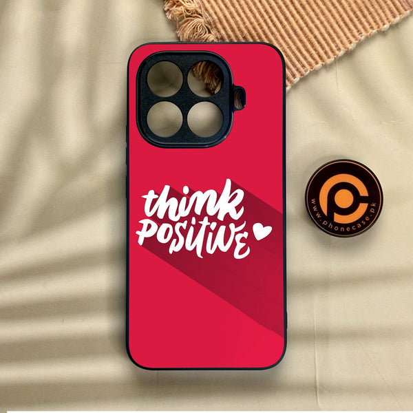 Xiaomi 15T Pro - Think Positive Design - Premium Metal Printed Soft Bumper Shock Proof Case