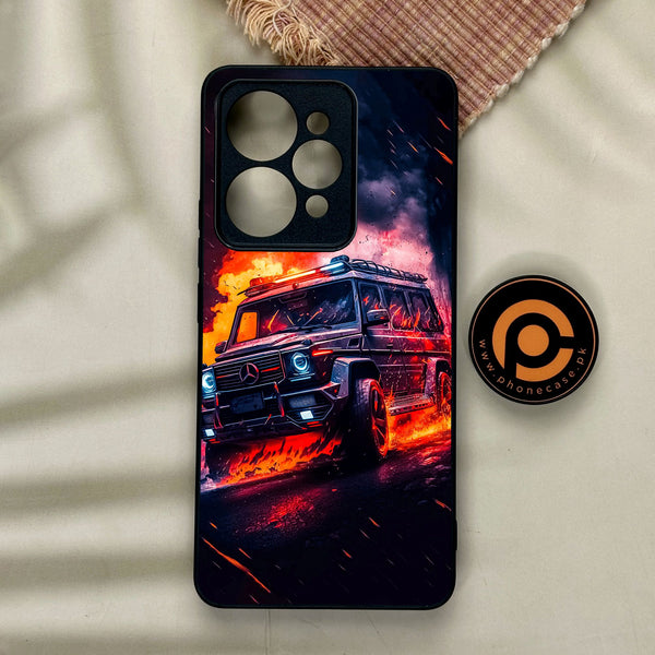 Realme 15 Pro - Racing Design 2 - Premium Metal Printed Soft Bumper Shock Proof Case