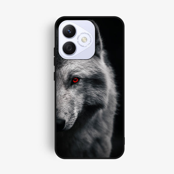 Honor X60i - Wolf Design 10 - Premium Metal Printed Soft Bumper Shock Proof Case