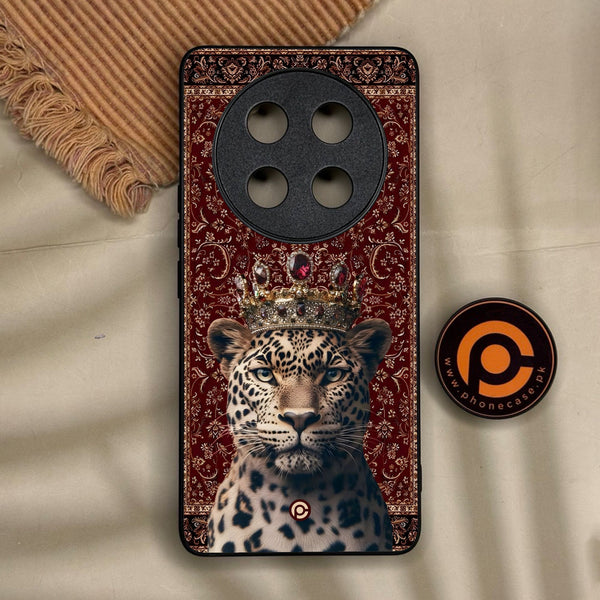 Honor X9c Smart - Leopard - Premium Metal Printed Soft Bumper Shock Proof Case