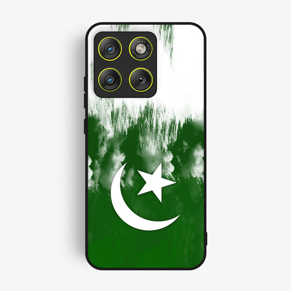Motorola Edge 70 - Pakistani Flag Design 9 - Premium Metal Printed Soft Bumper Shock Proof Case