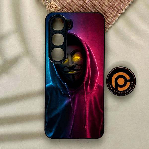 Vivo Y21d - Anonymous 2.0 Design 2 - Premium Metal Printed Soft Bumper Shock Proof Case