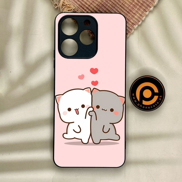 Realme Note 70 - Cute Bubu Dudu Design 6 - Premium Metal Printed Soft Bumper Shock Proof Case