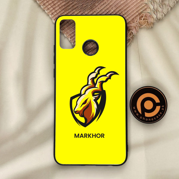 Honor 9X Lite - Markhor Design 8 - Premium Metal Printed Soft Bumper Shock Proof Case