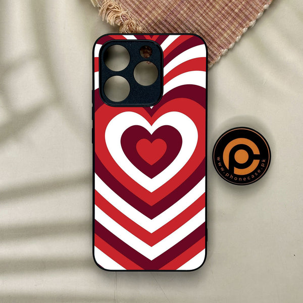 Realme 15T - Heartbeat Design 5 - Premium Metal Printed Soft Bumper Shock Proof Case