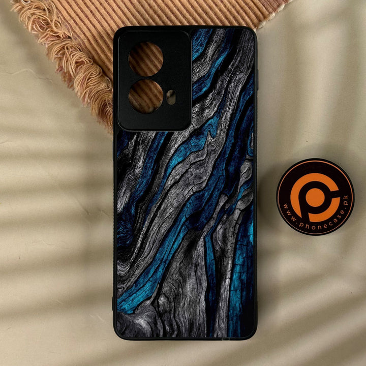 Motorola Edge 2024 - Liquid Marble Design 8 - Premium Metal Printed Soft Bumper Shock Proof Case