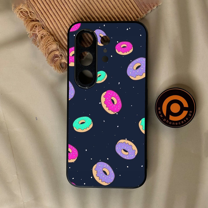 Tecno Camon 50 Ultra - Colorful Donuts - Premium Metal Printed Soft Bumper Shock Proof Case