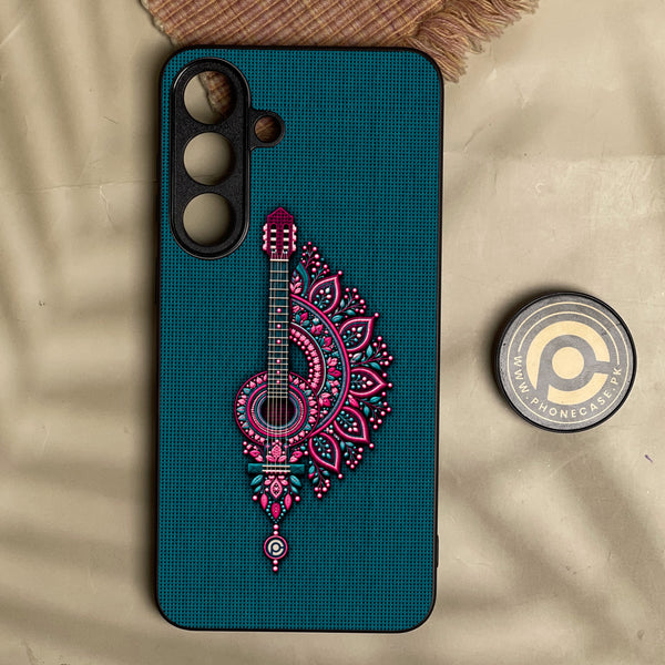 Samsung Galaxy S26 Fe - Classic Weave Design 19 - Premium Metal Printed Soft Bumper Shock Proof Case