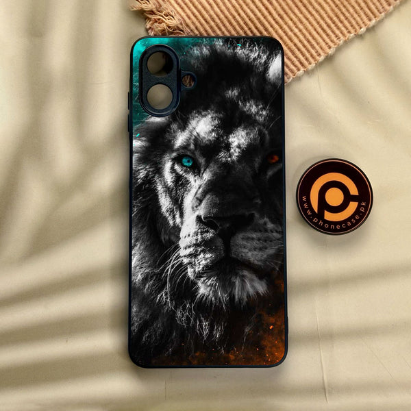 Samsung Galaxy A07 - Tiger Design 3 - Premium Metal Printed Soft Bumper Shock Proof Case