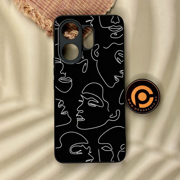 Vivo V60 - Girls Design 9 - Premium Metal Printed Soft Bumper Shock Proof Case