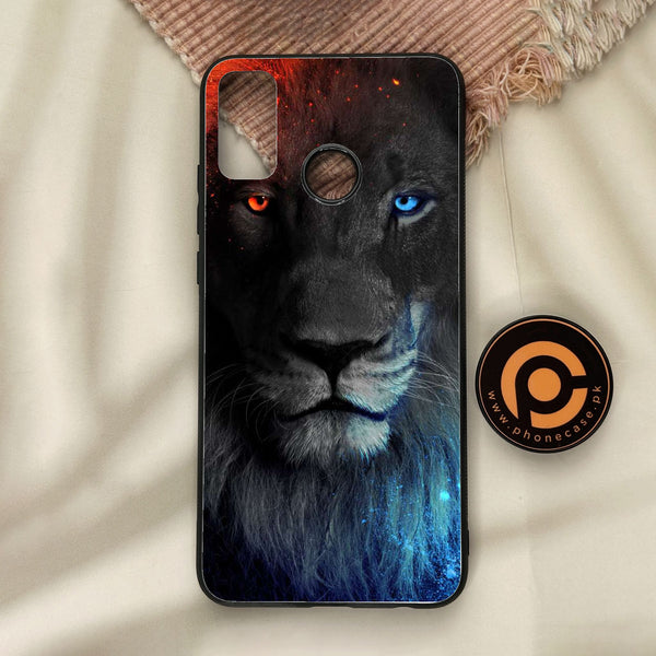 Honor 9X Lite - Tiger Design 4 - Premium Metal Printed Soft Bumper Shock Proof Case