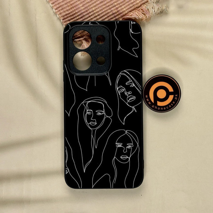Xiaomi Redmi 15C - Girls Design 8 - Premium Metal Printed Soft Bumper Shock Proof Case