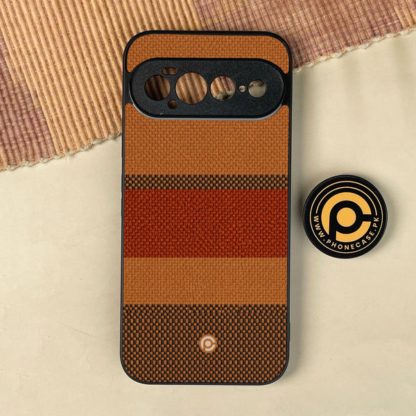 Google Pixel 11 Pro XL - Classic Weave Design 3 - Premium Metal Printed Soft Bumper Shock Proof Case