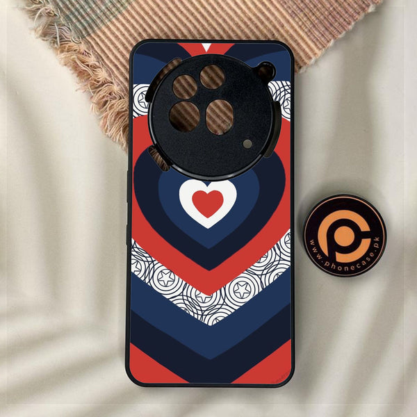 Nothing Phone 3a Pro - Heart 2.0 Design 3 - Premium Metal Printed Soft Bumper Shock Proof Case