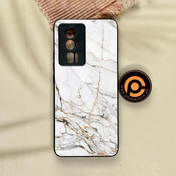 Xiaomi Redmi K60 Pro - White Design 6 - Premium Metal Printed Soft Bumper Shock Proof Case