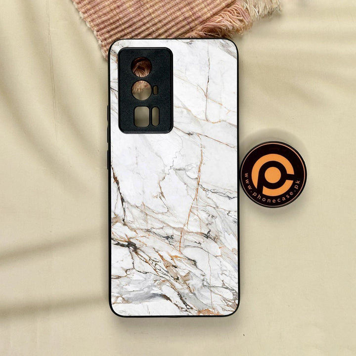 Xiaomi Redmi K60 Pro - White Design 6 - Premium Metal Printed Soft Bumper Shock Proof Case