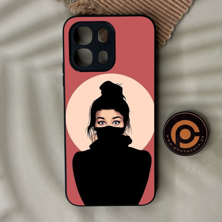 Oppo A6 4G - Anime Girls Design 8 - Premium Metal Printed Soft Bumper Shock Proof Case