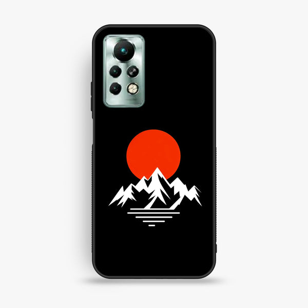 Infinix Note 11 Pro - Minimalistic Design 2 - Premium Metal Printed Soft Bumper Shock Proof Case