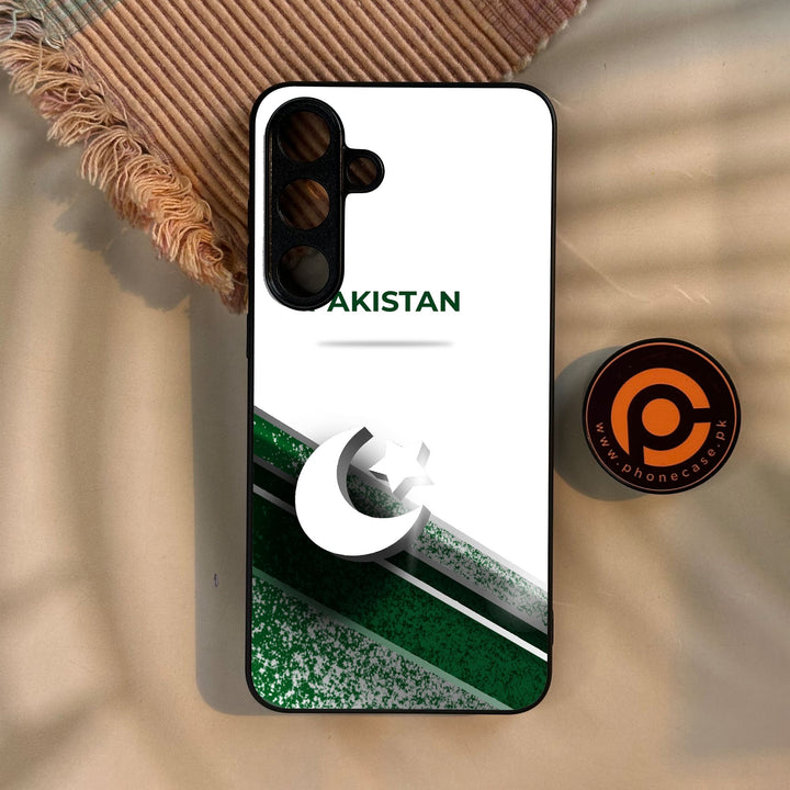 Galaxy S25 Plus - Pakistani Flag Design 10 - Premium Metal Printed Soft Bumper Shock Proof Case