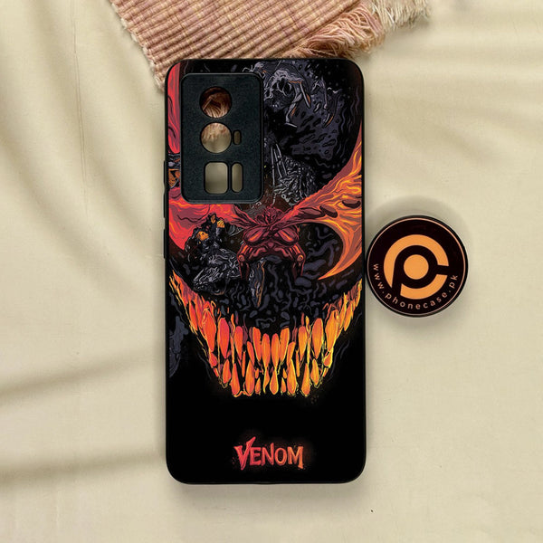 Xiaomi Redmi K60 Pro - Venom Case - Premium Metal Printed Soft Bumper Shock Proof Case