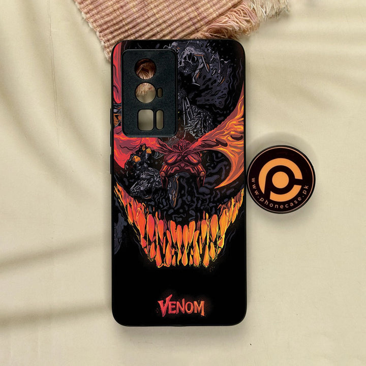 Xiaomi Redmi K60 Pro - Venom Case - Premium Metal Printed Soft Bumper Shock Proof Case