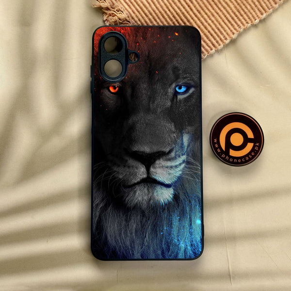 Samsung Galaxy A07 - Tiger Design 4 - Premium Metal Printed Soft Bumper Shock Proof Case