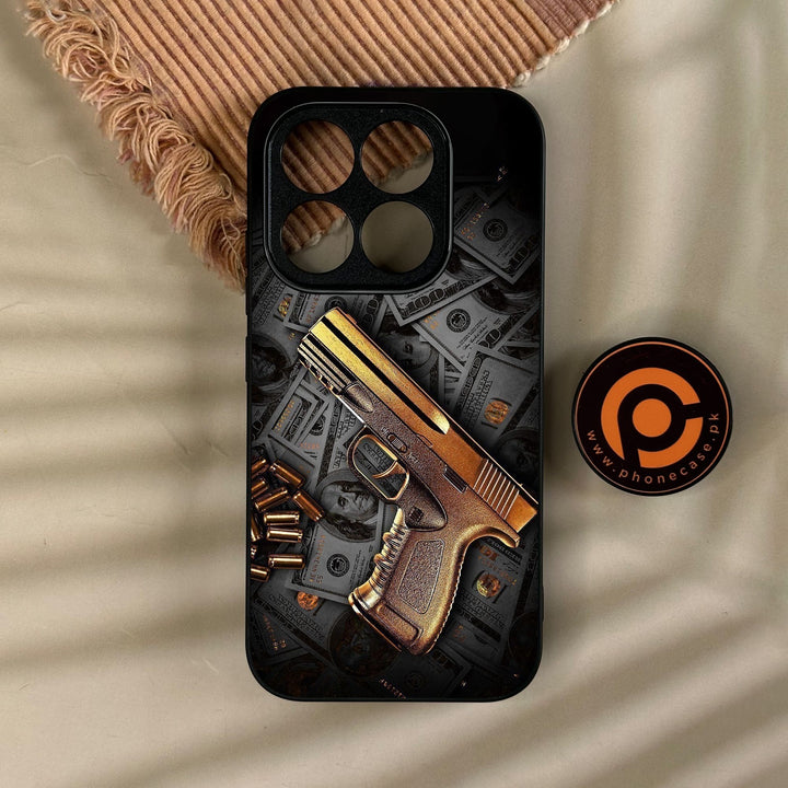 Xiaomi 17 - Dollar Design 7 - Premium Metal Printed Soft Bumper Shock Proof Case