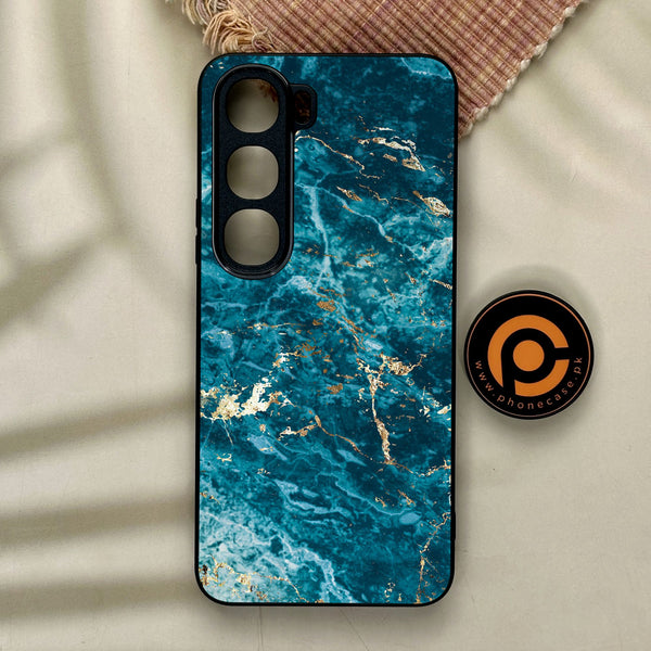 Vivo Y21d - Blue 2.0 Design 1 - Premium Metal Printed Soft Bumper Shock Proof Case