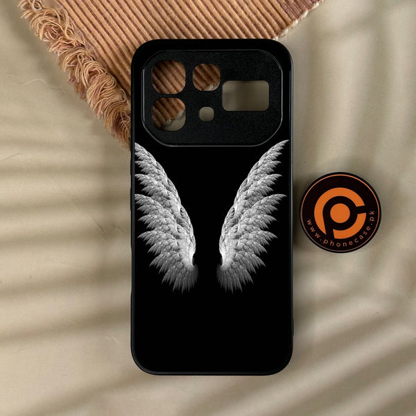 Infinix Note 60 Pro - Angel Wings Design 6 - Premium Metal Printed Soft Bumper Shock Proof Case