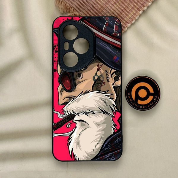 Honor 400 Pro - Master Roshi - Premium Metal Printed Soft Bumper Shock Proof Case