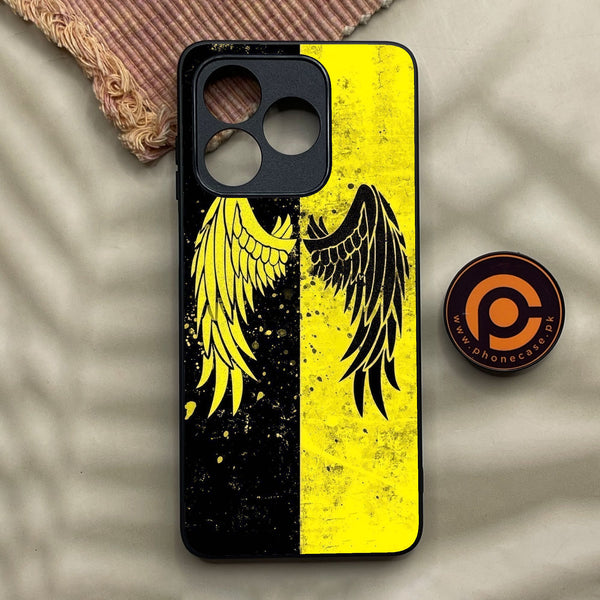 Honor X5c - Angel 2.0 Design 1 - Premium Metal Printed Soft Bumper Shock Proof Case