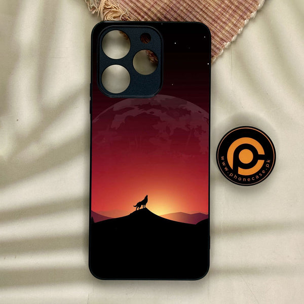 Realme Note 70 - Wolf Design 4 - Premium Metal Printed Soft Bumper Shock Proof Case