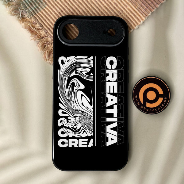 iPhone Air - Creative - Premium Metal Printed Soft Bumper Shock Proof Case