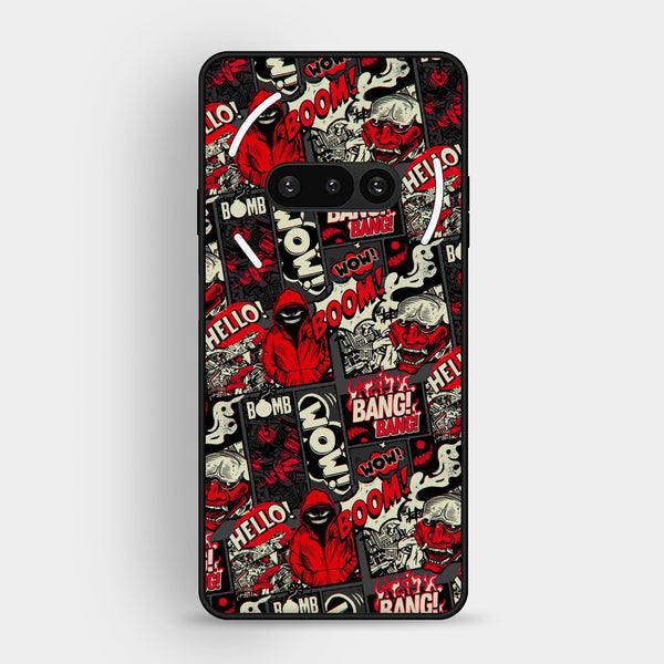 Nothing Phone 3A Boom Red - Premium Metal Printed Soft Bumper Shock Proof Case