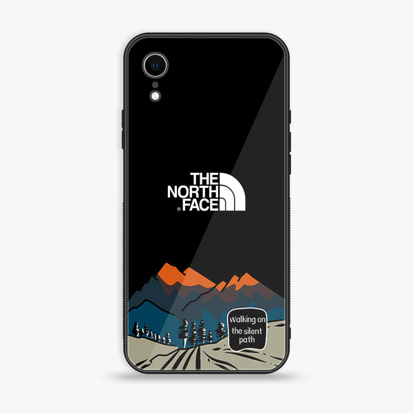 iPhone XR - The North Face Series  Design 8 - Premium Printed Glass soft Bumper shock Proof Case CS-19436