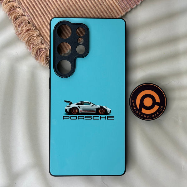 Samsung Galaxy S25 Ultra - Legendary Drive Porsche - Premium Metal Printed soft Bumper shock Proof Case CS-42845