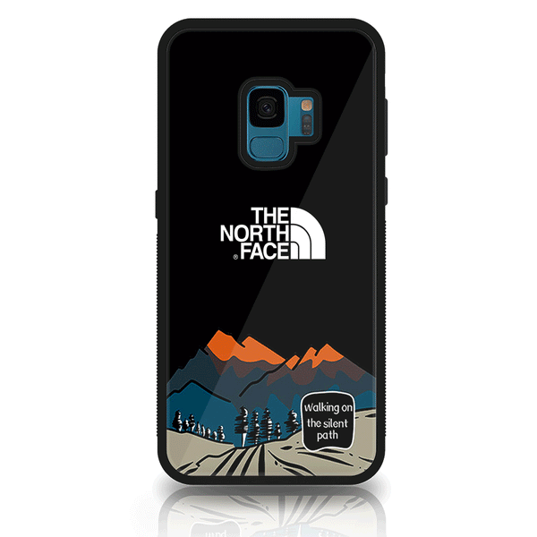 Samsung Galaxy S9 Plus - The North Face Design 8 - Premium Printed Glass soft Bumper shock Proof Case CS-17324